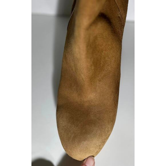 MICHAEL KORS Brown Leather Platform Ankle Bootie Fashion Boots Womens 9M - Picture 8 of 10